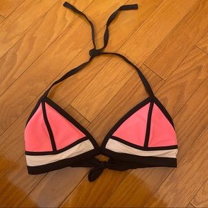 Xhilaration Pink Triangle Bikini Top - Size D/DD